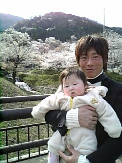 娘とお花見