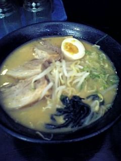 今日はとんこつ味噌