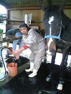 イケメン厩務員さんです!!